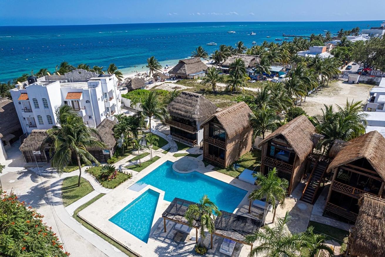 Kabanas & Beach Club Ojo De Agua Puerto Morelos Exterior photo